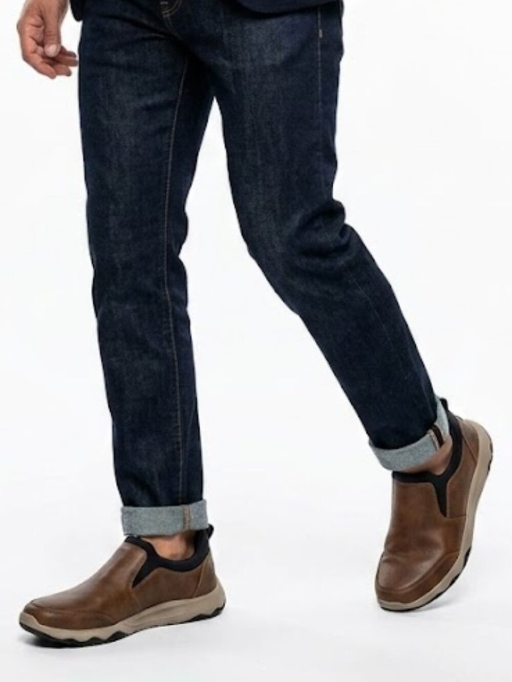 LONDON FOG Andover Gorpcore Earth-Tone Slip-On Size 10M